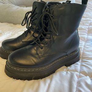 Torrid platform boots.
